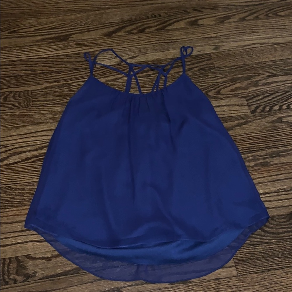 Rebecca Taylor Blue Tank Top